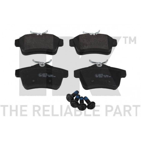 Jeu de quatre plaquettes de frein à disque NK