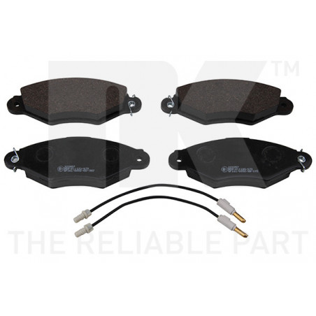 Jeu de quatre plaquettes de frein à disque NK