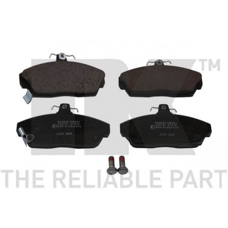 Jeu de quatre plaquettes de frein à disque NK