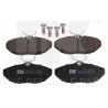 Jeu de quatre plaquettes de frein à disque NK