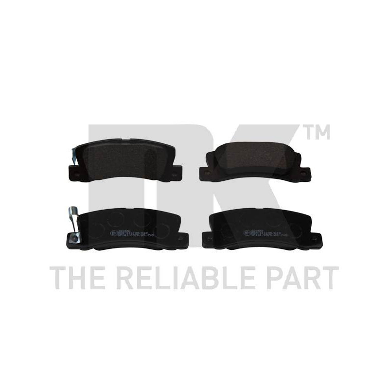 Jeu de quatre plaquettes de frein à disque NK