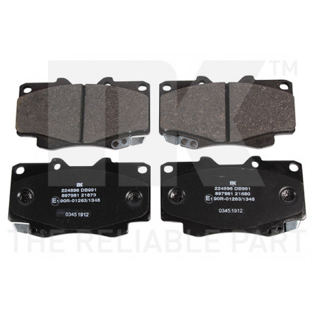 Jeu de quatre plaquettes de...