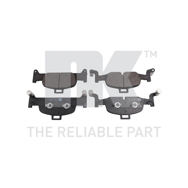 Jeu de quatre plaquettes de frein à disque NK