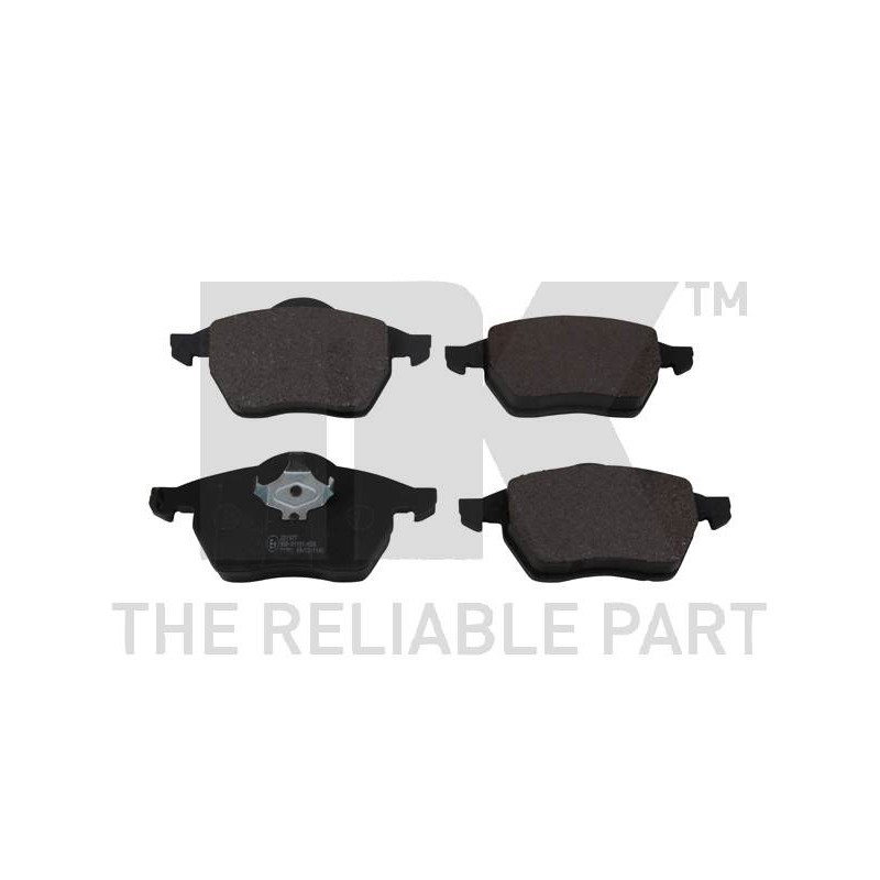 Jeu de quatre plaquettes de frein à disque NK