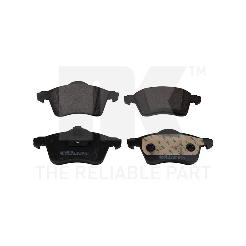 Jeu de quatre plaquettes de frein à disque NK