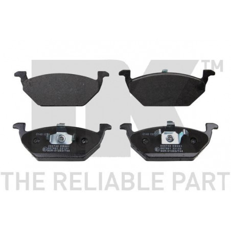 Jeu de quatre plaquettes de frein à disque NK