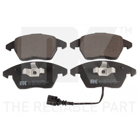 Jeu de quatre plaquettes de frein à disque NK