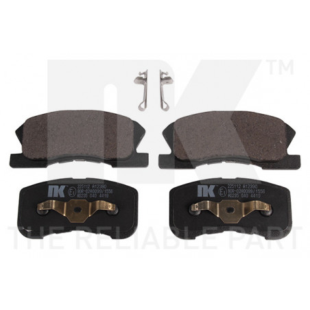 Jeu de quatre plaquettes de...