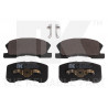 Jeu de quatre plaquettes de frein à disque NK