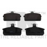 Jeu de quatre plaquettes de frein à disque NK