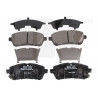 Jeu de quatre plaquettes de frein à disque NK