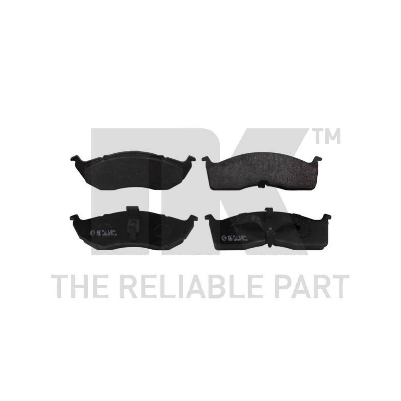 Jeu de quatre plaquettes de frein à disque NK