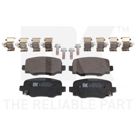 Jeu de quatre plaquettes de...