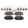 Jeu de quatre plaquettes de frein à disque NK
