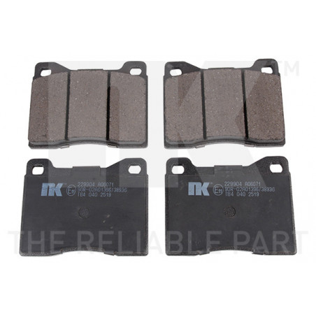 Jeu de quatre plaquettes de...