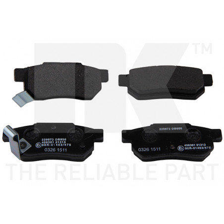 Jeu de quatre plaquettes de...