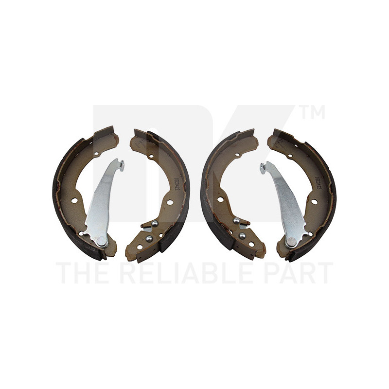 Jeu de mâchoires de frein NK