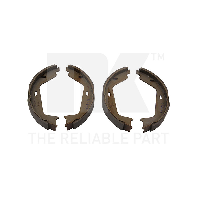 Jeu de mâchoires de frein (frein de stationnement) NK