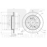 Jeu de 2 disques de frein NK