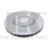Jeu de 2 disques de frein NK