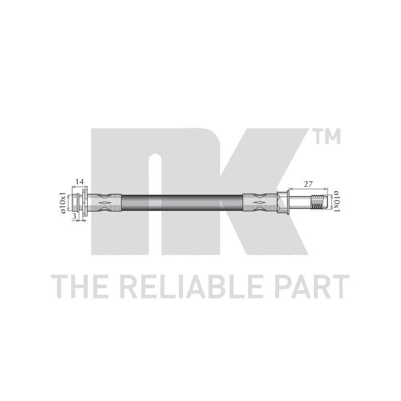 Flexible de frein NK