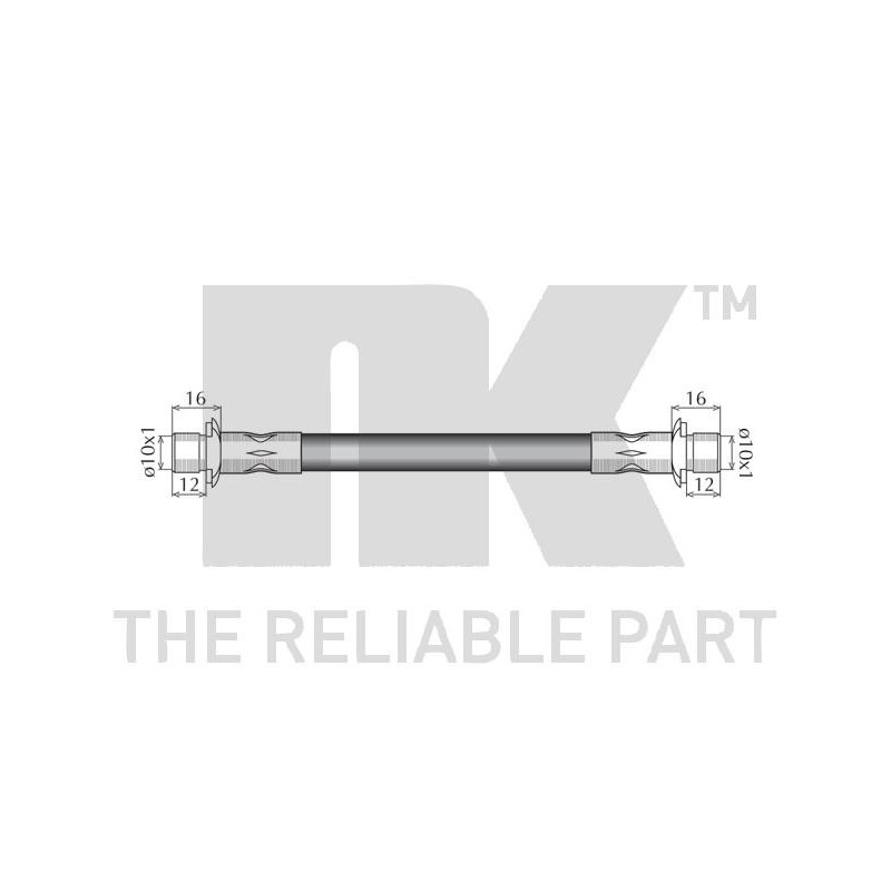 Flexible de frein NK