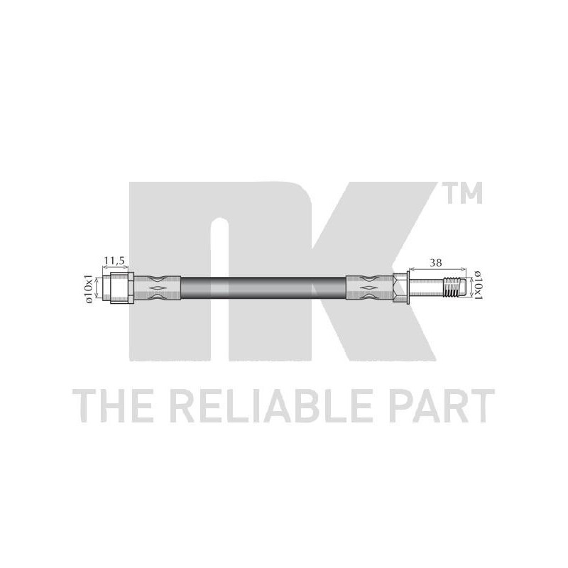 Flexible de frein NK