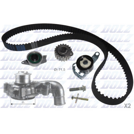 Kit de distribution + pompe à eau DOLZ