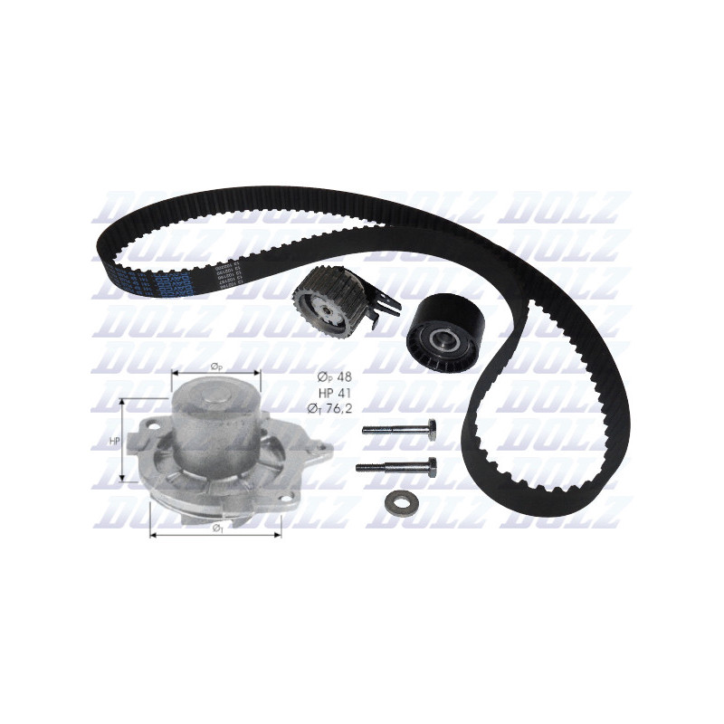 Kit de distribution + pompe à eau DOLZ