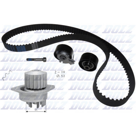 Kit de distribution + pompe à eau DOLZ