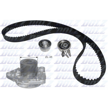 Kit de distribution + pompe à eau DOLZ