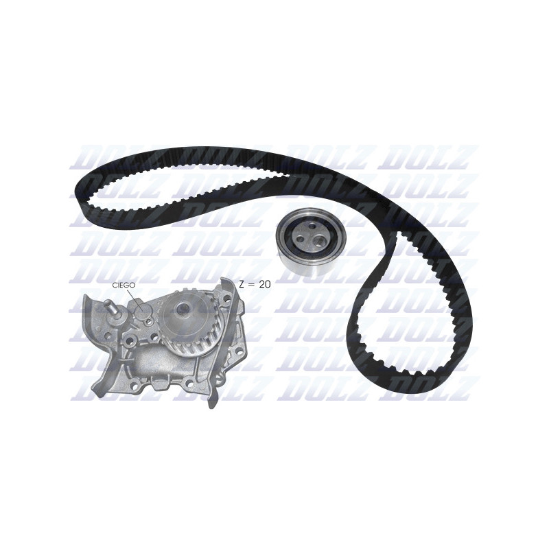 Kit de distribution + pompe à eau DOLZ