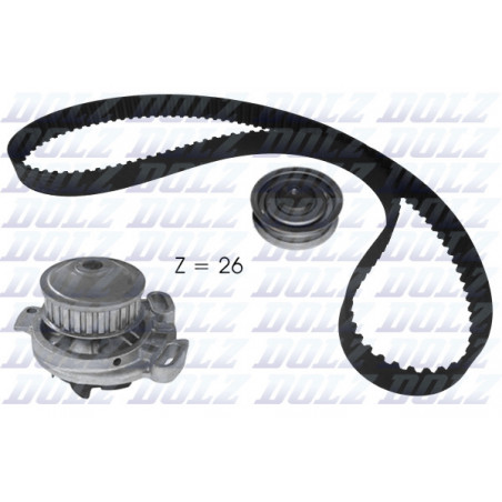 Kit de distribution + pompe à eau DOLZ