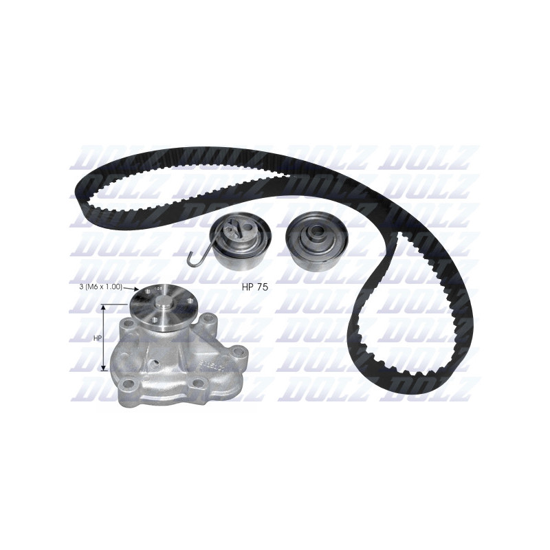 Kit de distribution + pompe à eau DOLZ