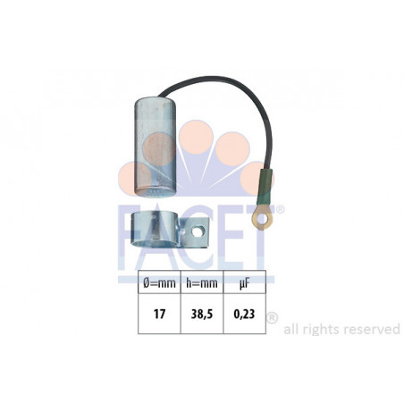 Condensateur d'allumage FACET