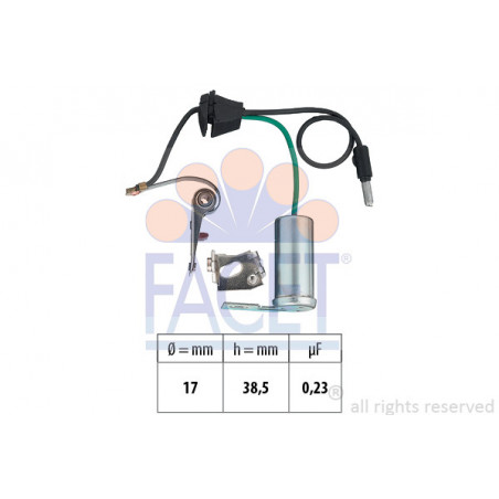 Vis platinées FACET