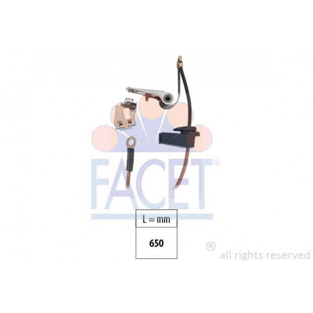 Vis platinées FACET