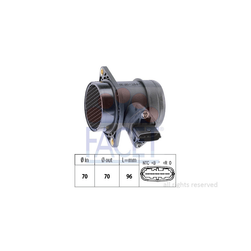 Débitmètre de masse d'air FACET