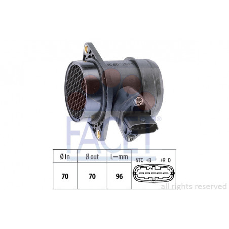 Débitmètre de masse d'air...