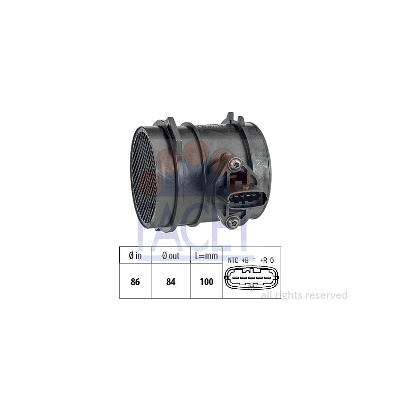 Débitmètre de masse d'air FACET