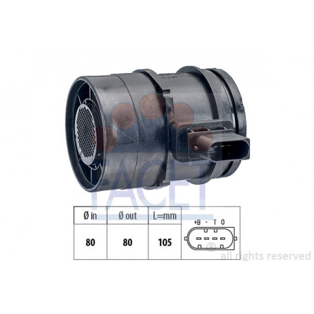 Débitmètre de masse d'air...