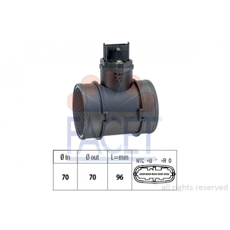 Débitmètre de masse d'air...