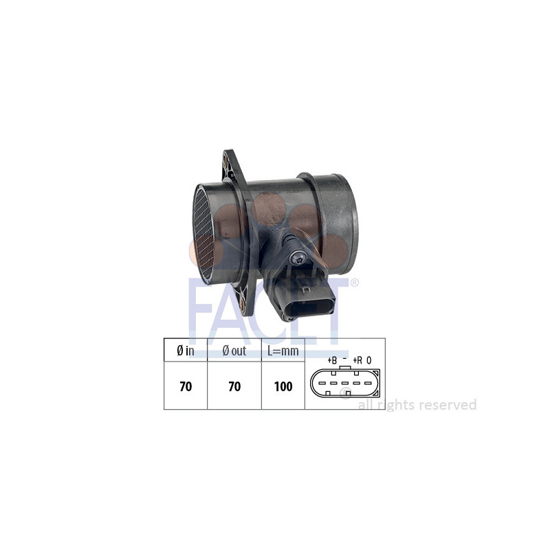 Débitmètre de masse d'air FACET