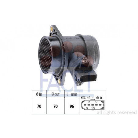 Débitmètre de masse d'air...