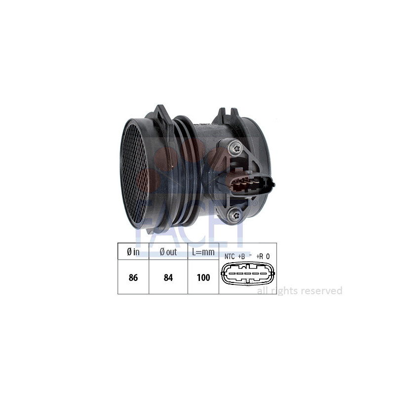 Débitmètre de masse d'air FACET