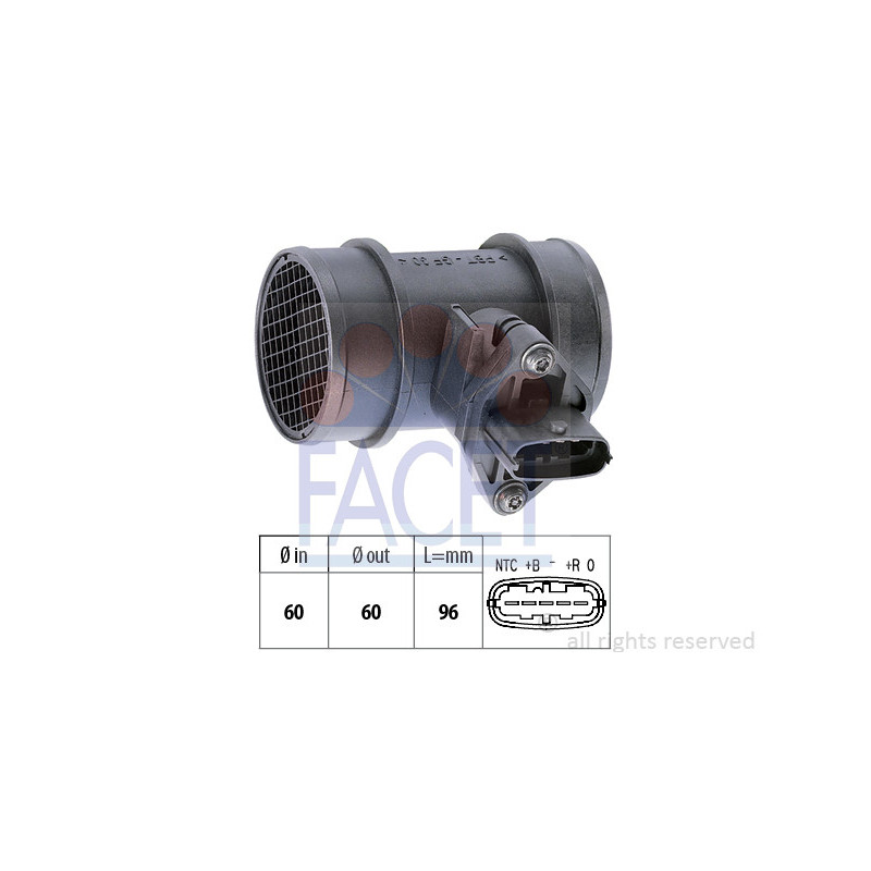 Débitmètre de masse d'air FACET