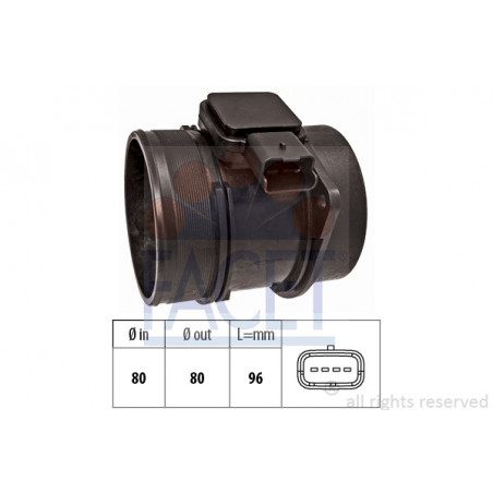 Débitmètre de masse d'air...