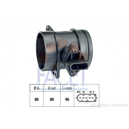 Débitmètre de masse d'air...