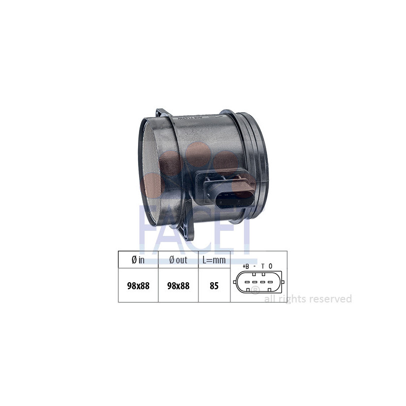 Débitmètre de masse d'air FACET