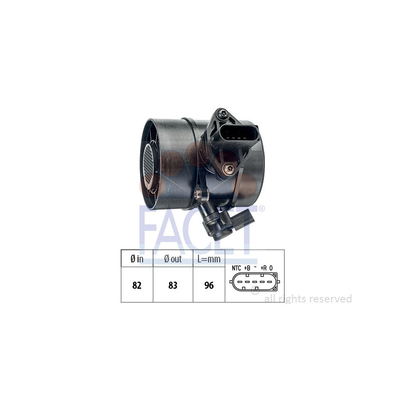 Débitmètre de masse d'air FACET